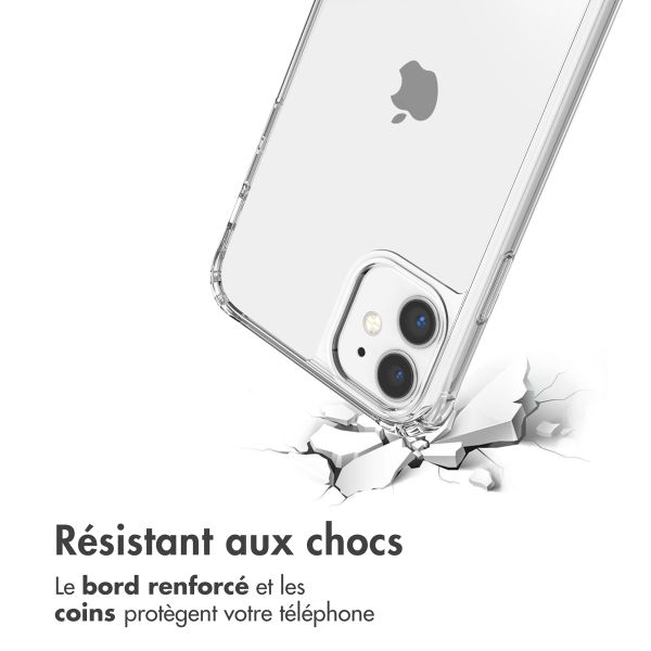 imoshion Coque avec dragonne + bracelet Apple iPhone 11 - Perles Cœurs