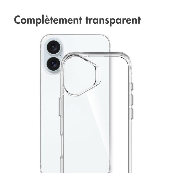 imoshion Coque Rugged Air Apple iPhone 16 - Transparent