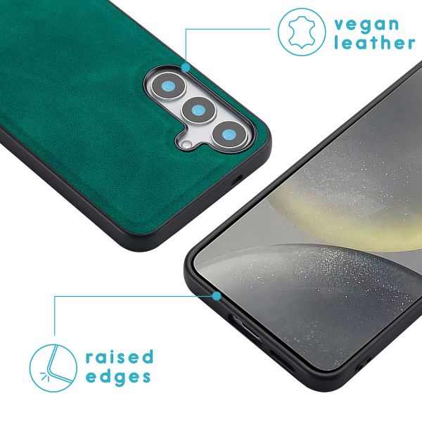 imoshion Etui de télephone luxe 2-en-1 amovible Samsung Galaxy S25 - Vert foncé