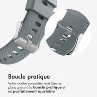 imoshion Bracelet en silicone souple Samsung Galaxy Watch 8 (Classic) - 40 / 44 / 46mm - Gris