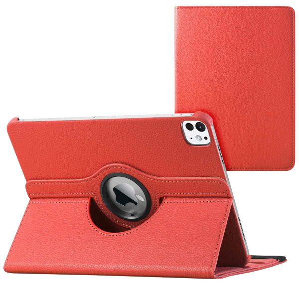 imoshion Coque tablette rotatif iPad Pro 12.9 (2022) / Pro 12.9 (2021) / Pro 12.9 (2020) - Rouge