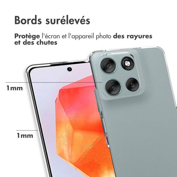 Accezz Coque Clear Motorola Moto G56 - Transparent