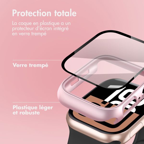 imoshion Coque rigide à couverture complète Apple Watch 10 / 11 - 42 mm - Rose Gold