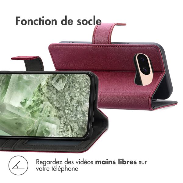 imoshion Étui de télephone portefeuille Google Pixel 8a - Bordeaux