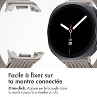 imoshion Bracelet magnétique milanais Samsung Galaxy Watch 8 (40/44mm) / Classic (46mm) - Lumière stellaire