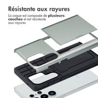 imoshion Coque arrière avec porte-cartes Samsung Galaxy S25 Ultra - Vert
