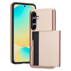 imoshion Coque arrière avec porte-cartes Samsung Galaxy S24 FE - Rose Doré