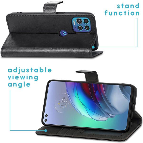 imoshion Étui de télephone portefeuille Motorola Moto G100 - Noir