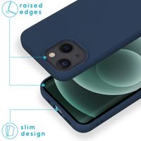 imoshion Coque Couleur iPhone 13 Mini - Bleu foncé