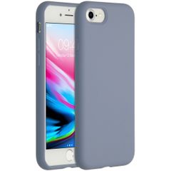 Accezz Coque Liquid Silicone Apple iPhone SE (2022 / 2020) / 8 / 7 - Lavender Gray