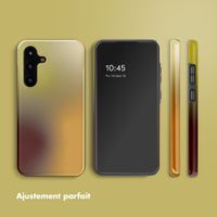 Selencia Coque arrière Vivid Samsung Galaxy S25 FE - Gradient Olive Dust