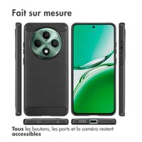 imoshion Coque Brushed Oppo Reno 12F 5G - Noir