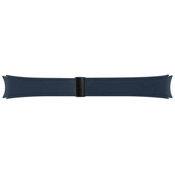 Samsung Bracelet en cuir hybride original D-Buckle Normal M/L Galaxy Watch 6 / 6 Classic / 5 / 5 Pro - Indigo