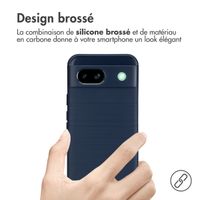 imoshion Coque Brushed Google Pixel 8a - Bleu foncé