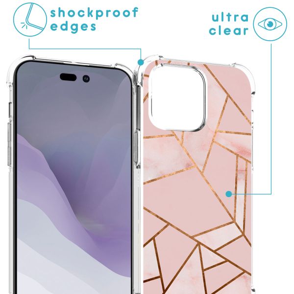 imoshion Coque Design avec cordon iPhone 14 Pro Max - Pink Graphic