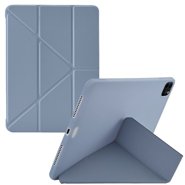 imoshion Coque tablette Origami iPad Air 11 pouces (2024) M2 / Air 5 (2022) / Air 4 (2020) / Pro 11 (2018 / 2020 / 2021 / 2022) - Dark Lavender