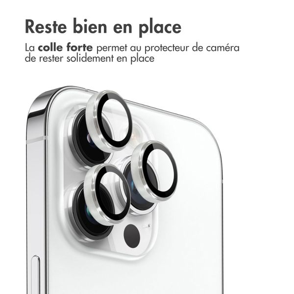 imoshion ﻿Lot de 2 protections d'objectif de caméra iPhone 14 Pro / 14 Pro Max - Argent