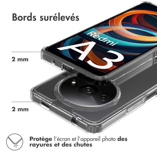 Accezz Coque Xtreme Impact Xiaomi Redmi A3 - Transparent