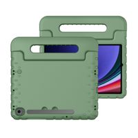 imoshion Coque kidsproof avec poignée Samsung Galaxy Tab S11 / S9 11.0 pouces / S10 Lite / S10 FE / S9 FE 10.9 pouces - Olive Green