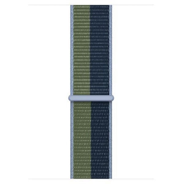 Apple Sport Loop Band Apple Watch Series 1 á 10 / SE / Ultra (2) (44/45/46/49 mm) - Abyss Blue/Moss Green