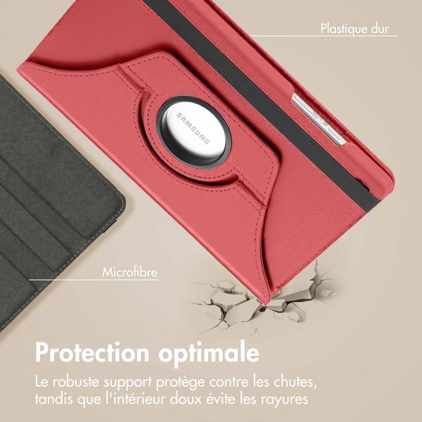 imoshion Coque tablette rotatif à 360° Samsung Galaxy Tab A11 - Rouge