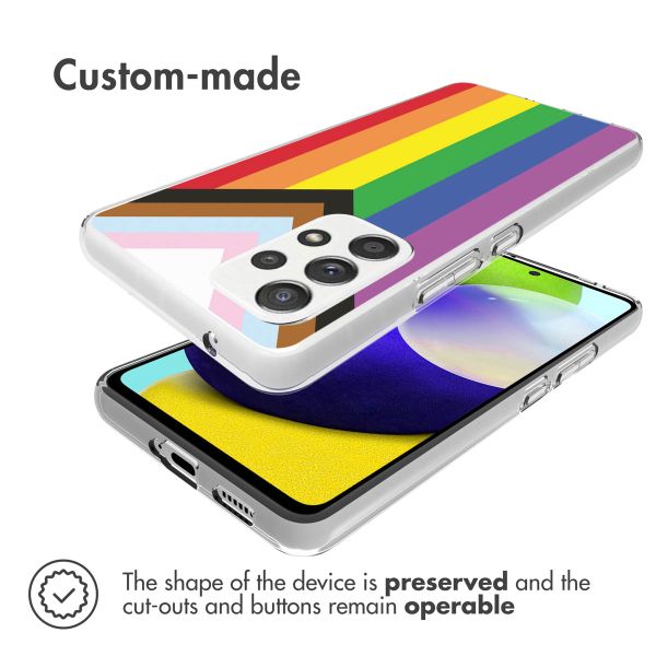 imoshion Coque Design Samsung Galaxy A53 - Rainbow flag