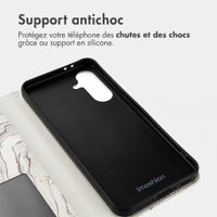 imoshion Étui de télephone portefeuille Design Samsung Galaxy A36 - Sandy Marble