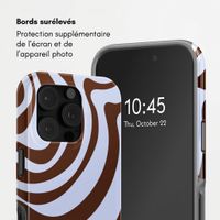 Selencia Coque arrière Vivid Apple iPhone 16 Pro - Dream Swirl Chocolate