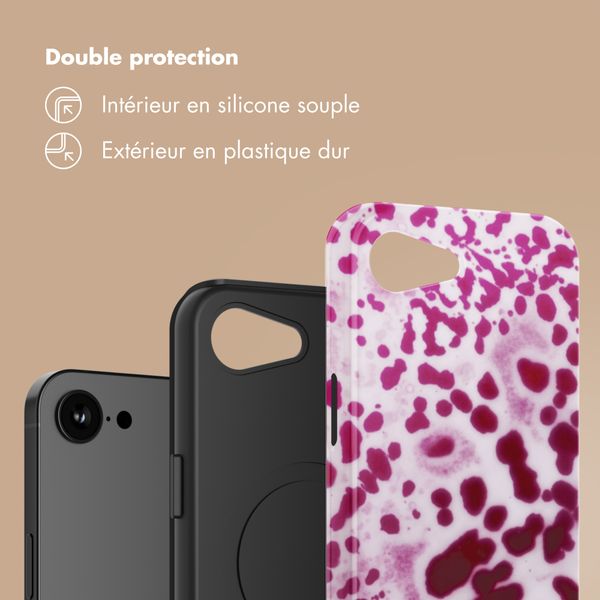 Selencia Coque arrière Vivid Apple iPhone 17e / 16e - Cosmic Orchid