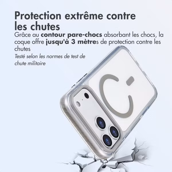 imoshion Coque Combat MagSafe Apple iPhone 17 Pro Max - Gris