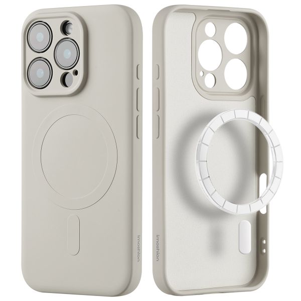 imoshion Coque Couleur avec MagSafe iPhone 16 Pro Max - Beige