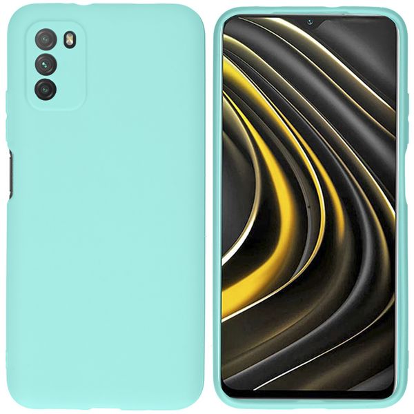 imoshion Coque Couleur Xiaomi Poco M3 - Menthe verte