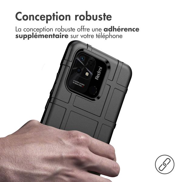 imoshion Coque Rugged Shield Xiaomi Redmi 10C - Noir