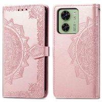 imoshion Etui de télephone Mandala Motorola Edge 40 - Rose Doré