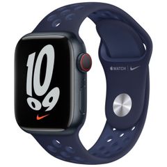 Apple Nike Sport Band Apple Watch Series 1 á 9 / SE (38/40/41 mm) | Series 10 (42 mm) - Midnight Navy/Mystic Navy