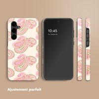 Selencia Coque arrière Vivid Samsung Galaxy S24 FE - Paisley Blush