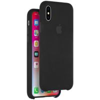 Apple Coque en silicone Apple iPhone X - Noir