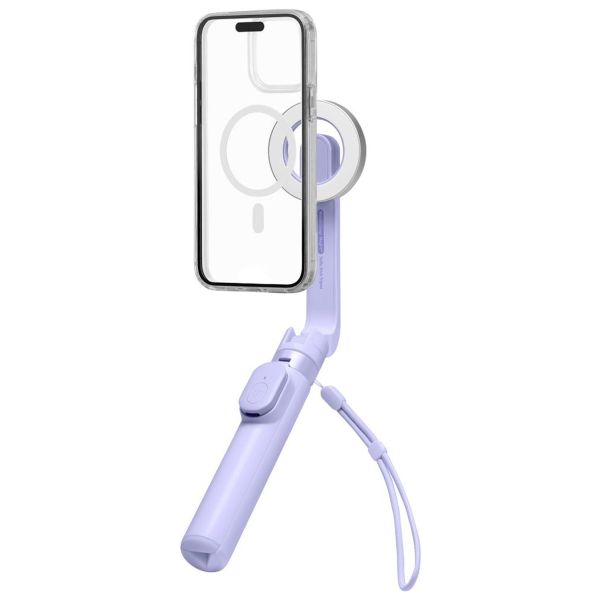 Spigen Trépied Selfie Stick MagSafe - avec télécommande - Universel - 74CM - Lavender