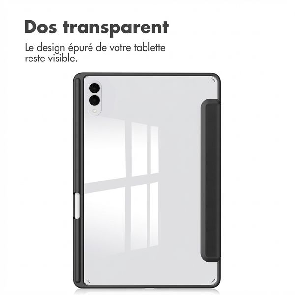 imoshion Coque tablette rigide Trifold Samsung Galaxy Tab S11 Ultra - Noir