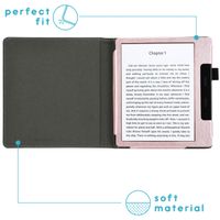 imoshion Étui de liseuse en cuir végan Amazon Kindle Oasis 3 - Rose