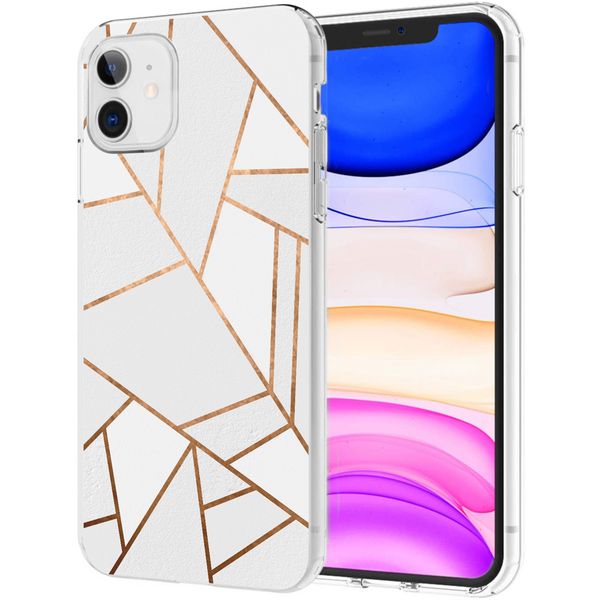 imoshion Coque Design iPhone 11 - White Graphic