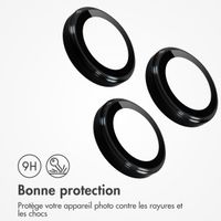 imoshion ﻿Lot de 2 protections d'objectif de caméra Apple iPhone 13 Pro / 13 Pro Max - Noir