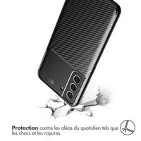 imoshion Coque silicone Carbon Samsung Galaxy S21 FE - Noir