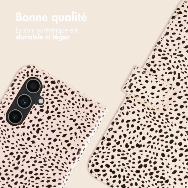 imoshion Étui de télephone portefeuille Design Samsung Galaxy A54 (5G) - Desert Dots