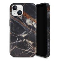 Selencia Aurora Coque Fashion Apple iPhone 15 - Onyx Black Marble