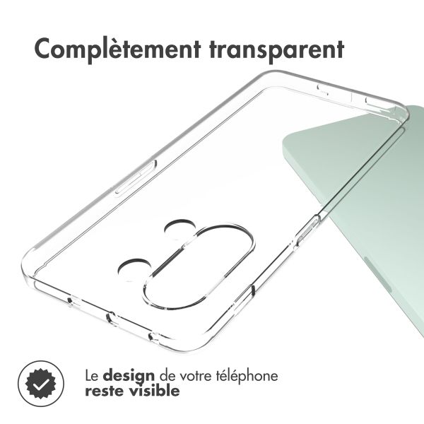 Accezz Coque Clear OnePlus Nord 3 - Transparent