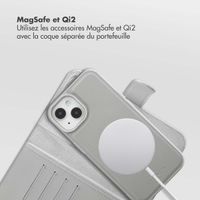Selencia Étui portefeuille amovible Olyn avec MagSafe Apple iPhone 14 / 13 - Gris