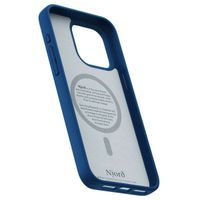 Njorð Collections Coque daim Comfort+ MagSafe iPhone 15 Pro Max - Blue