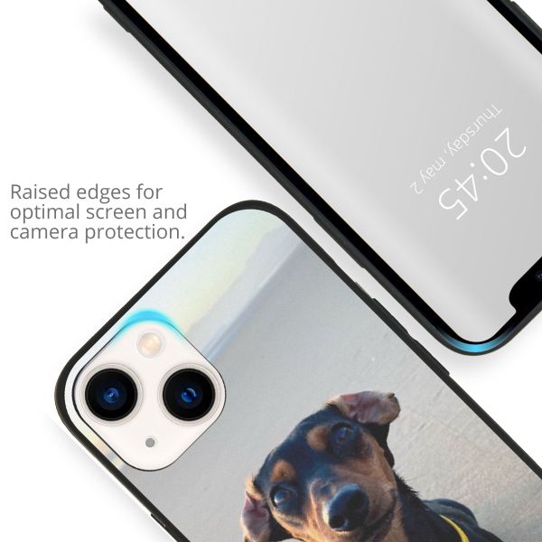 Concevez votre propre coque en gel Apple iPhone 14 - Noir