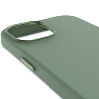 Decoded Coque en silicone MagSafe iPhone 15 - Vert